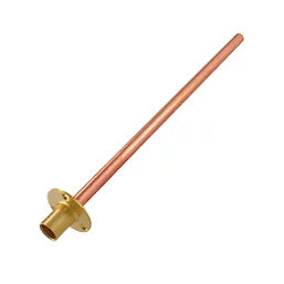 1/2" Hose Union Backplate with 15mm Copper Pipe – Garden Tap Mounting Flange