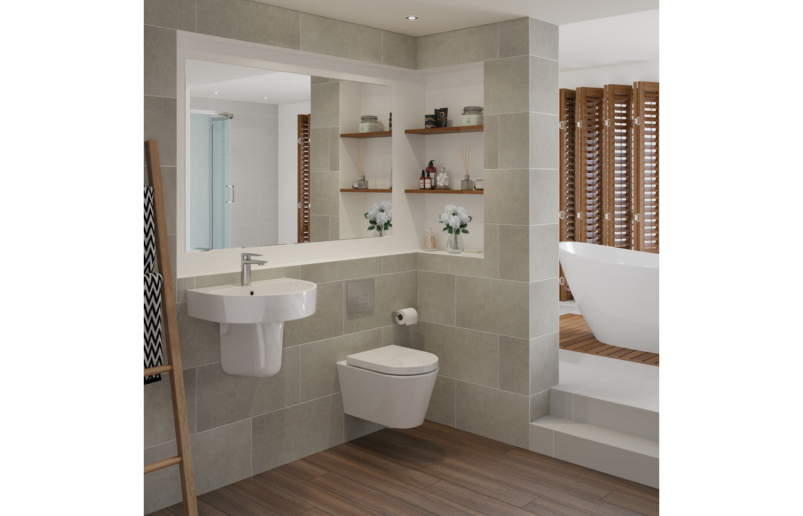 Cecilia Rimless Wall Hung WC & Soft Close Seat