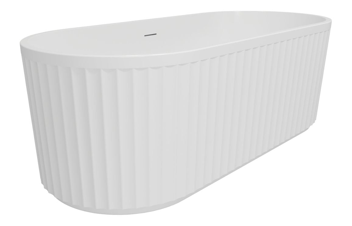 Canterbury Fluted Freestanding 1700x750x570mm 0TH Bath
