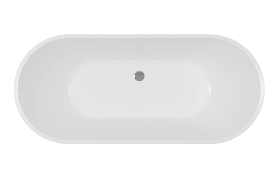 Canterbury Fluted Freestanding 1700x750x570mm 0TH Bath