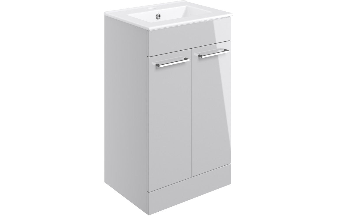 Howden Freestanding Complete Vanity Set - Various Colours w/Black Finishes