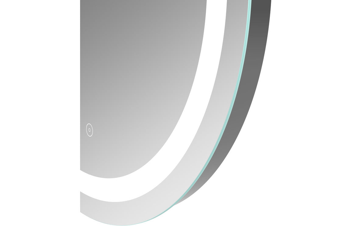 Amalfi 600mm Round Front-Lit LED Mirror