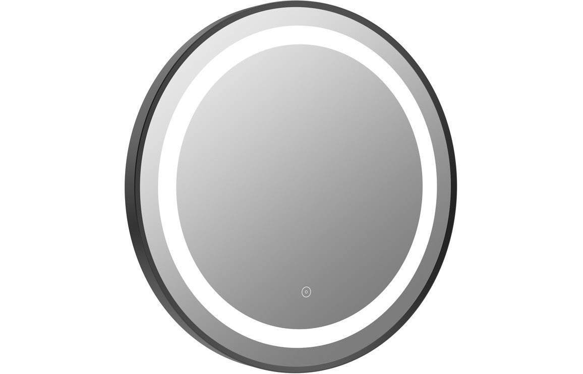 Halo 600mm Round Front-Lit LED Mirror
