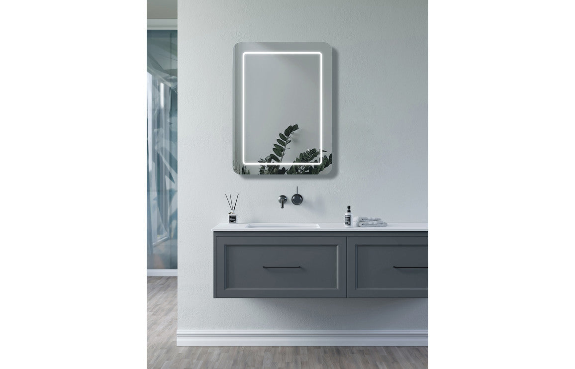 Siena Rectangle Front-Lit LED Mirror