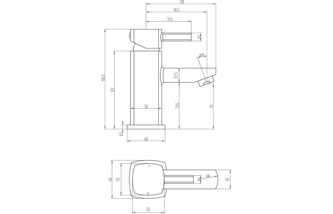 Bankton Basin Mixer Tap & Waste - Chrome