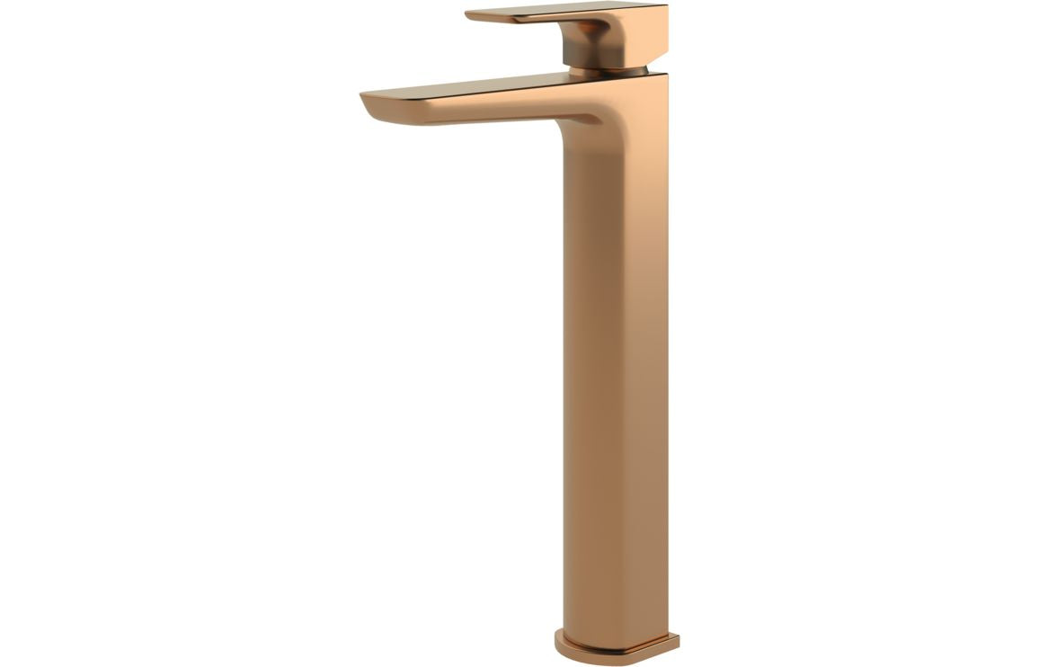 Linview Tall Basin Mixer - Brushed Bronze
