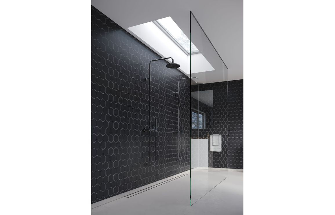 Fibo Urban - Black Silk (Hexagonal) Waterproof Wall Panel