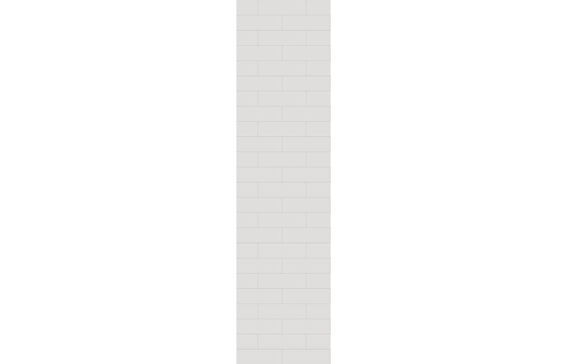 Fibo Urban - Denver White (Metro Brick) Waterproof Wall Panel