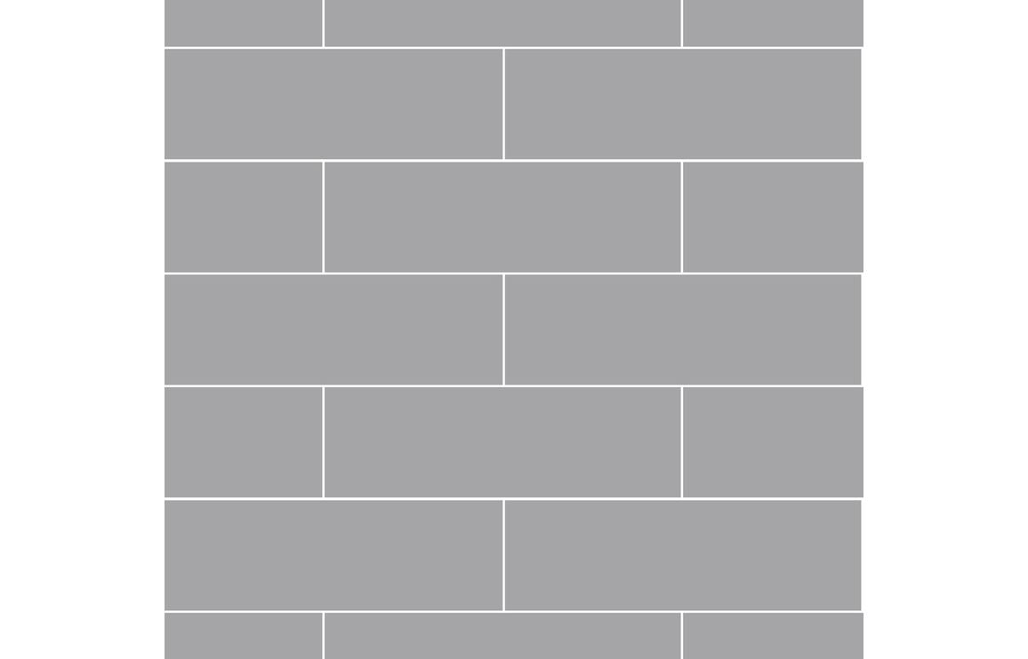 Fibo Urban - Medium Grey (Metro Brick) Waterproof Wall Panel