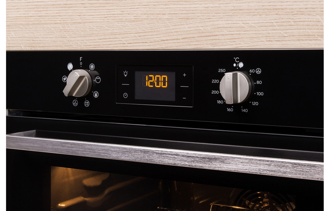 Indesit Single Electric Oven - Chrome, Black or White