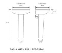 Laura Basin & Full Pedestal