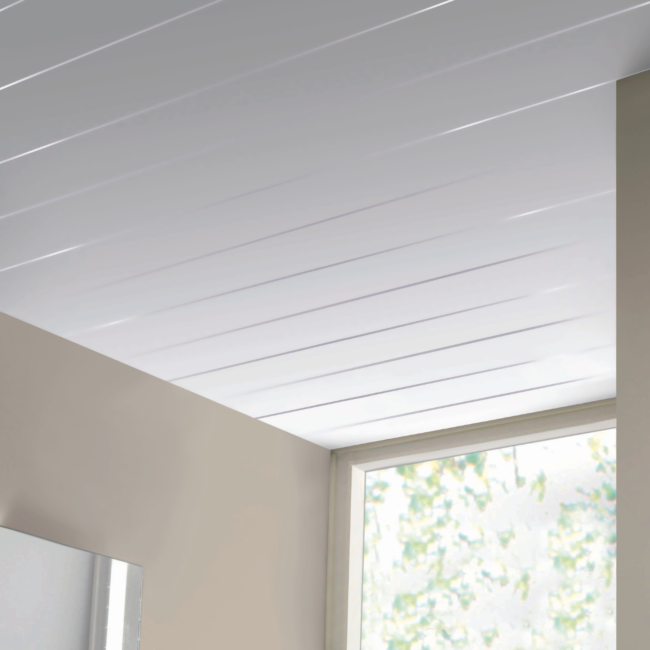 White Silver Embedded - 7mm x 250mm x 2700mm