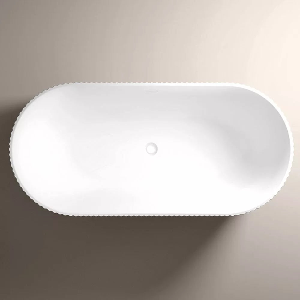 Flauto Freestanding Fluted Bath 1700 x 800mm