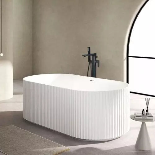 Flauto Freestanding Fluted Bath 1700 x 800mm