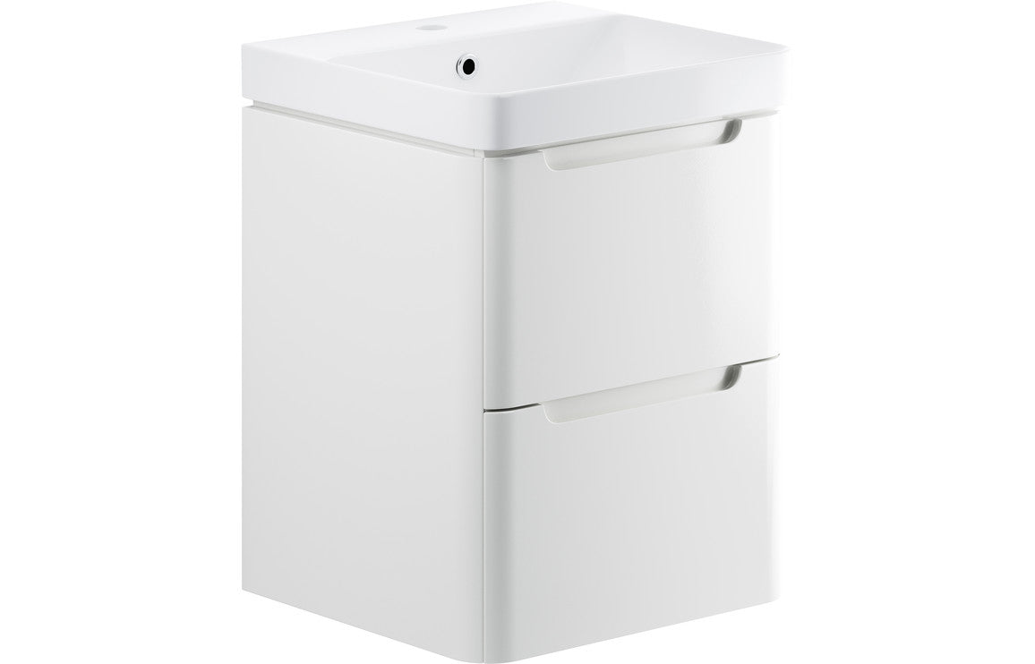 Murieston 2 Drawer Wall Hung Cloakroom Basin Unit