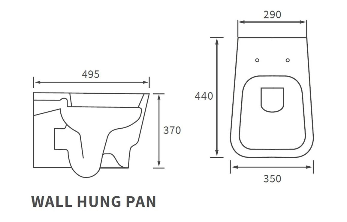 Wall Hung WC & Soft Close Seat