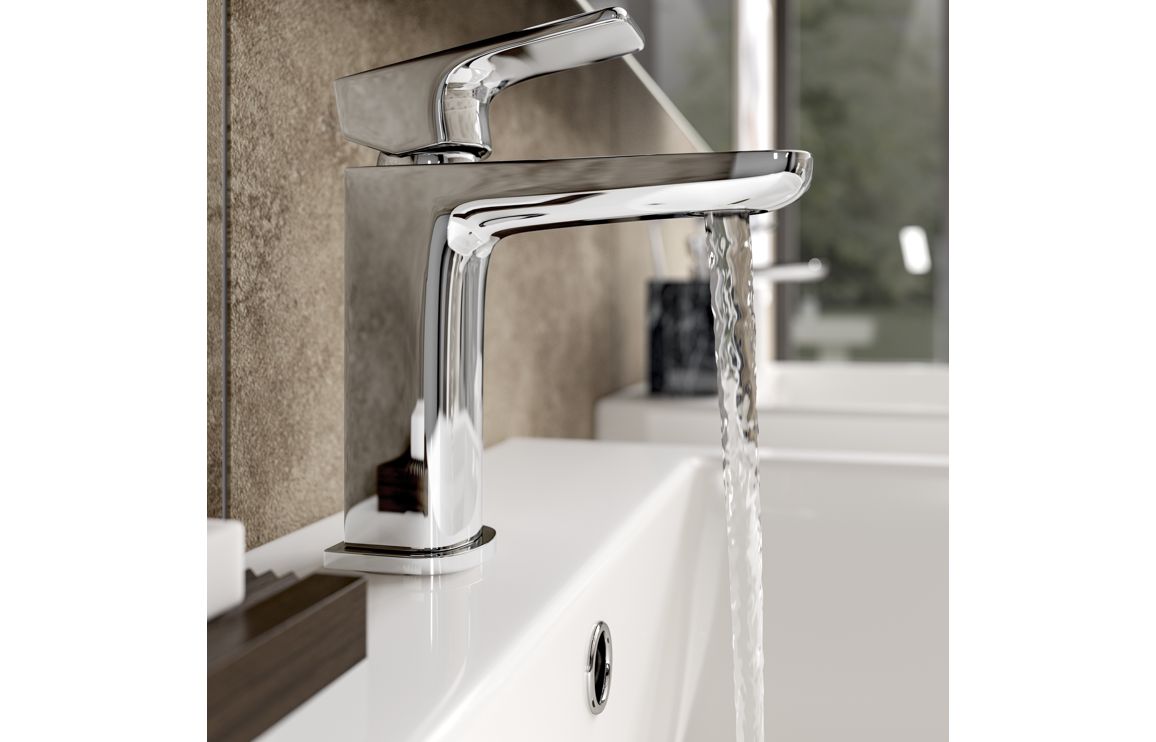 Linview Basin Mixer Tap & Waste - Chrome