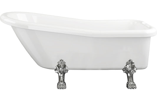 Bayswater Freestanding 1530x670x760mm 2TH Bath w/Feet