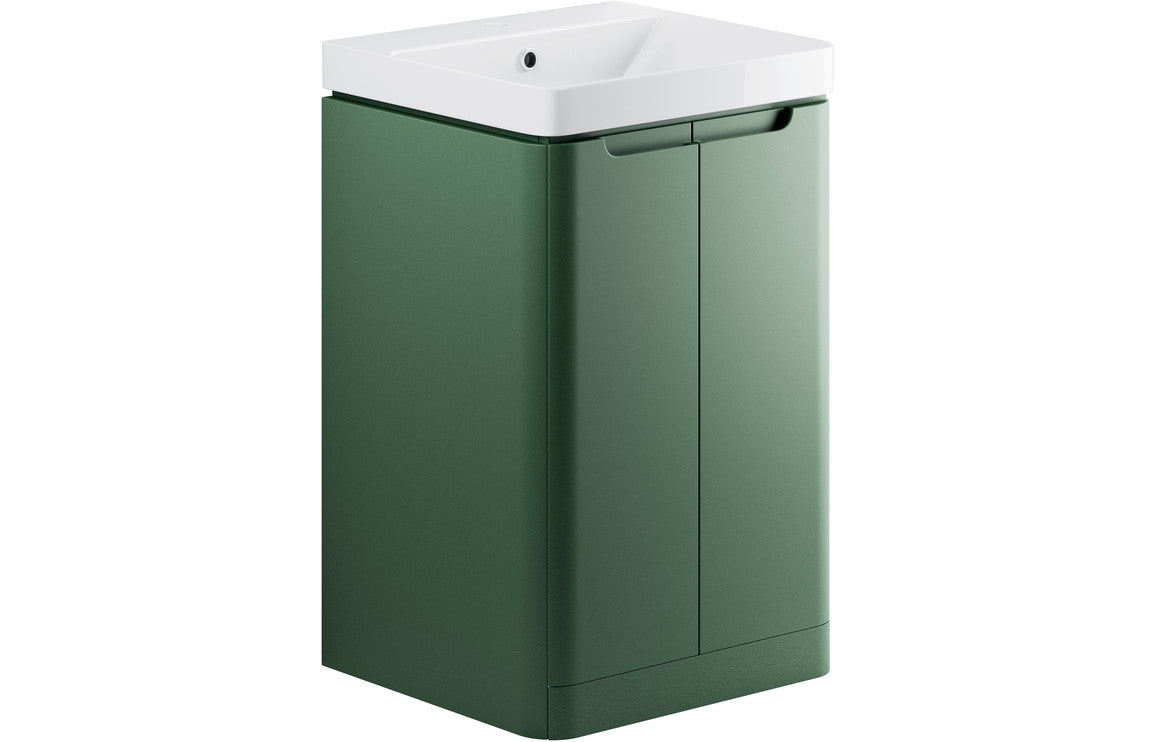 Lucia 2 Door Floor Standing Cloakroom Basin Unit - VARIOUS COLOURS