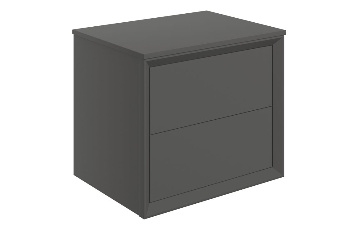 Touch Wall Hung 2 Drawer Basin Unit & Top