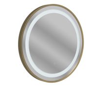 Halo 600mm Round Front-Lit LED Mirror