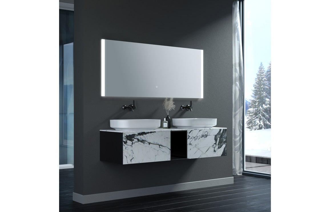 Cyra Rectangle Front-Lit LED Mirror