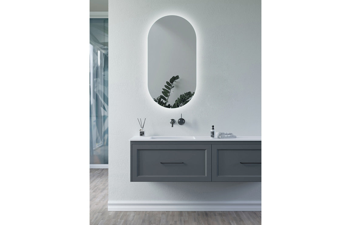 Savita 400mm Oblong Back-Lit LED Mirror