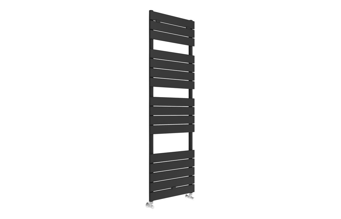 Square Ladder Radiator - Black