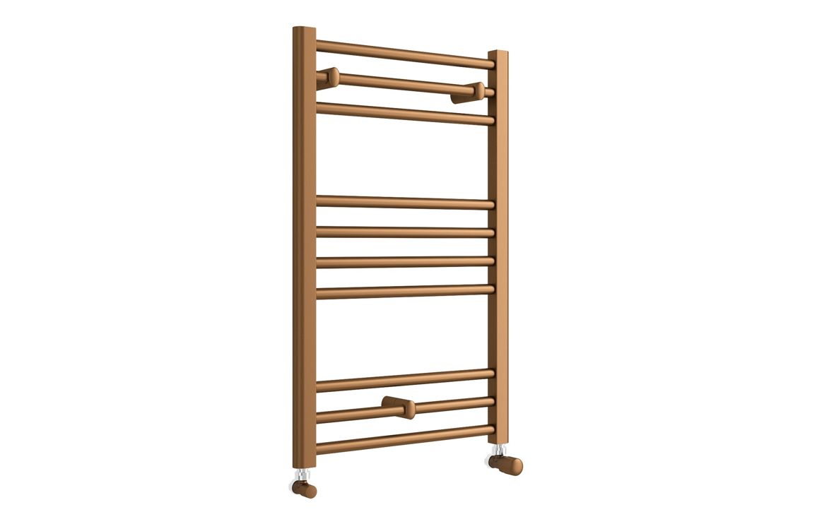 Straight 30mm Ladder Radiator - Brushed Bronze