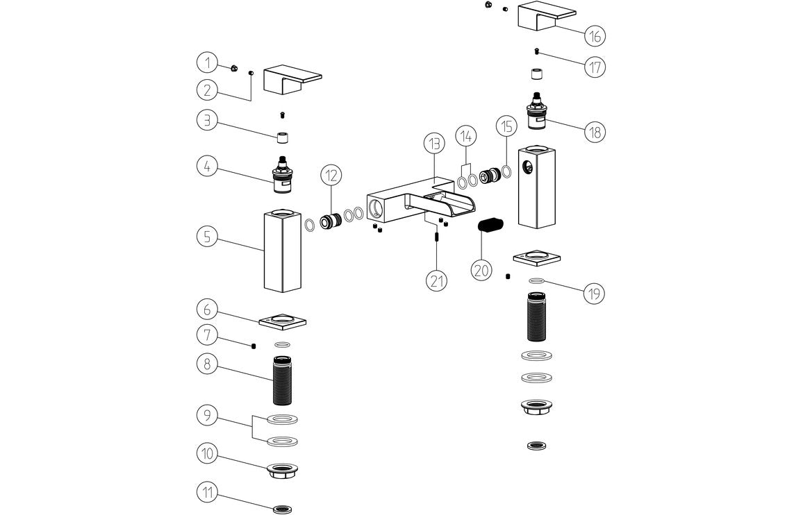 Brucefield Bath Filler