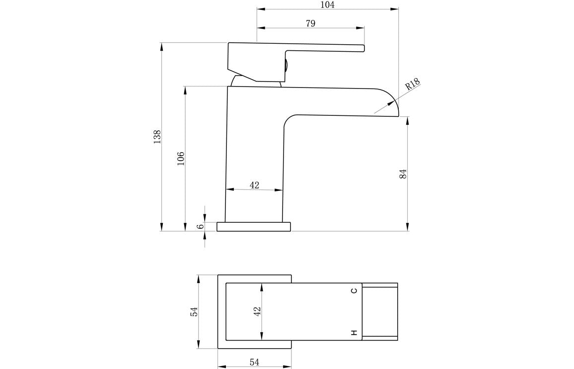 Brucefield Basin Mixer