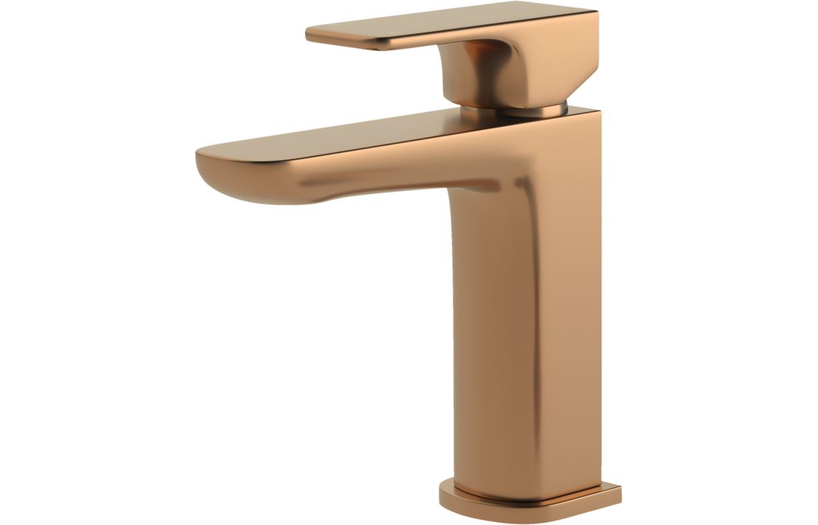 Linview Basin Mixer & Waste - Brushed Bronze