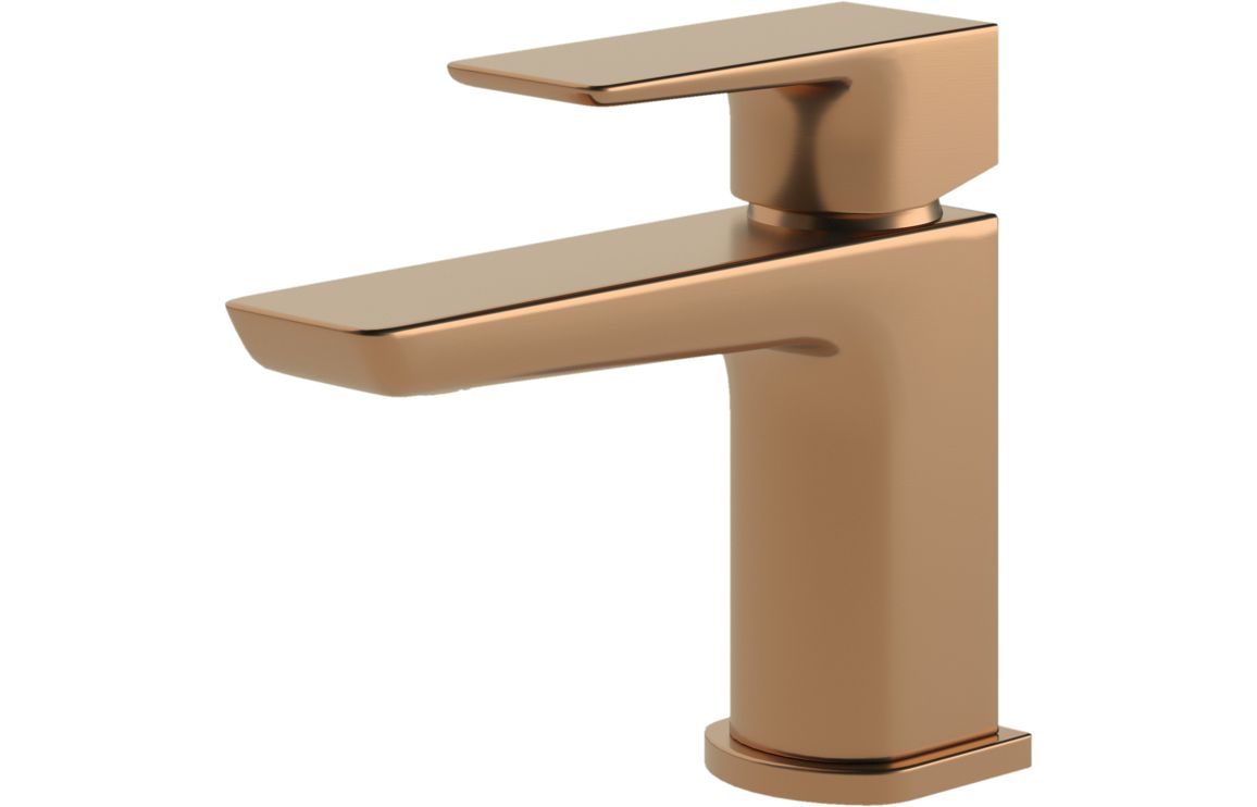 Linview Cloakroom Basin Mixer & Waste - Brushed Bronze