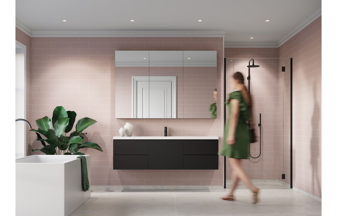 Fibo Urban - Dusky Pink (Metro Brick) Waterproof Wall Panel