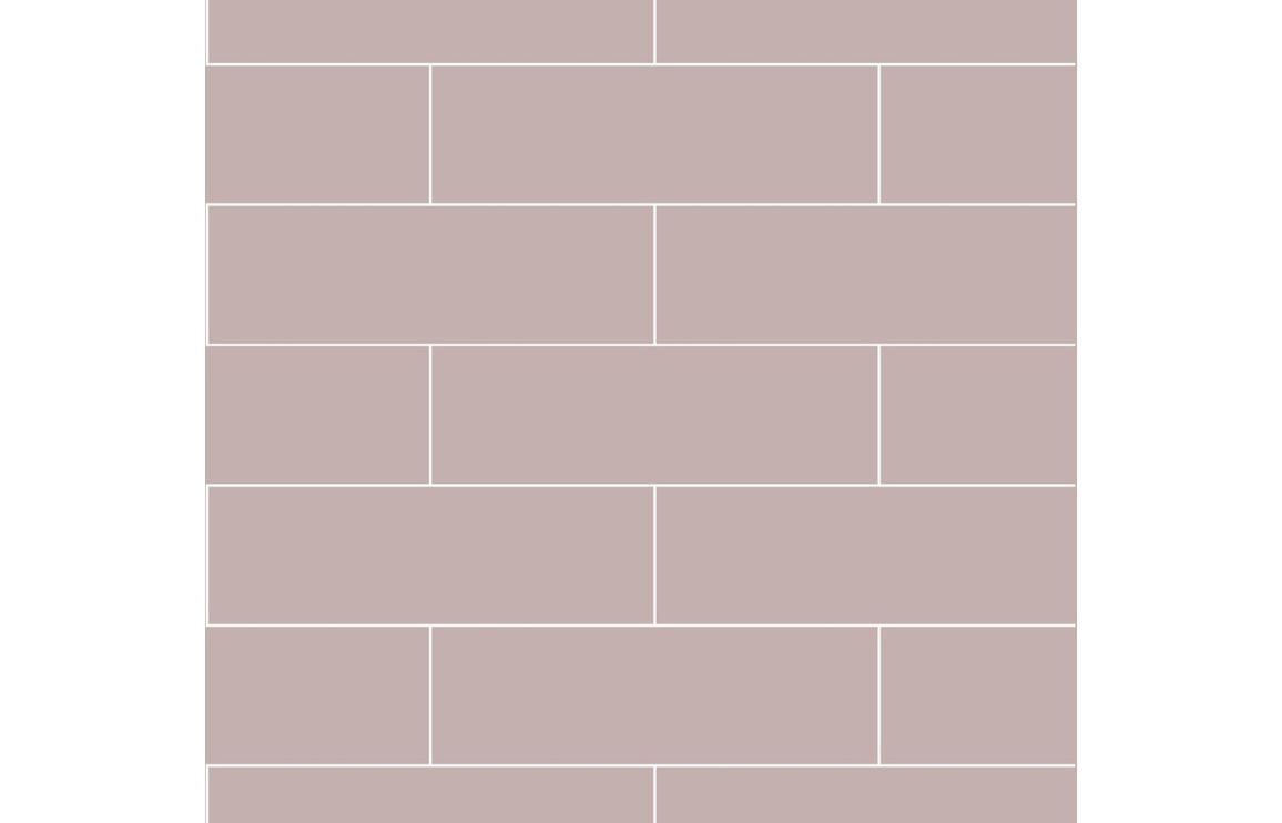 Fibo Urban - Dusky Pink (Metro Brick) Waterproof Wall Panel