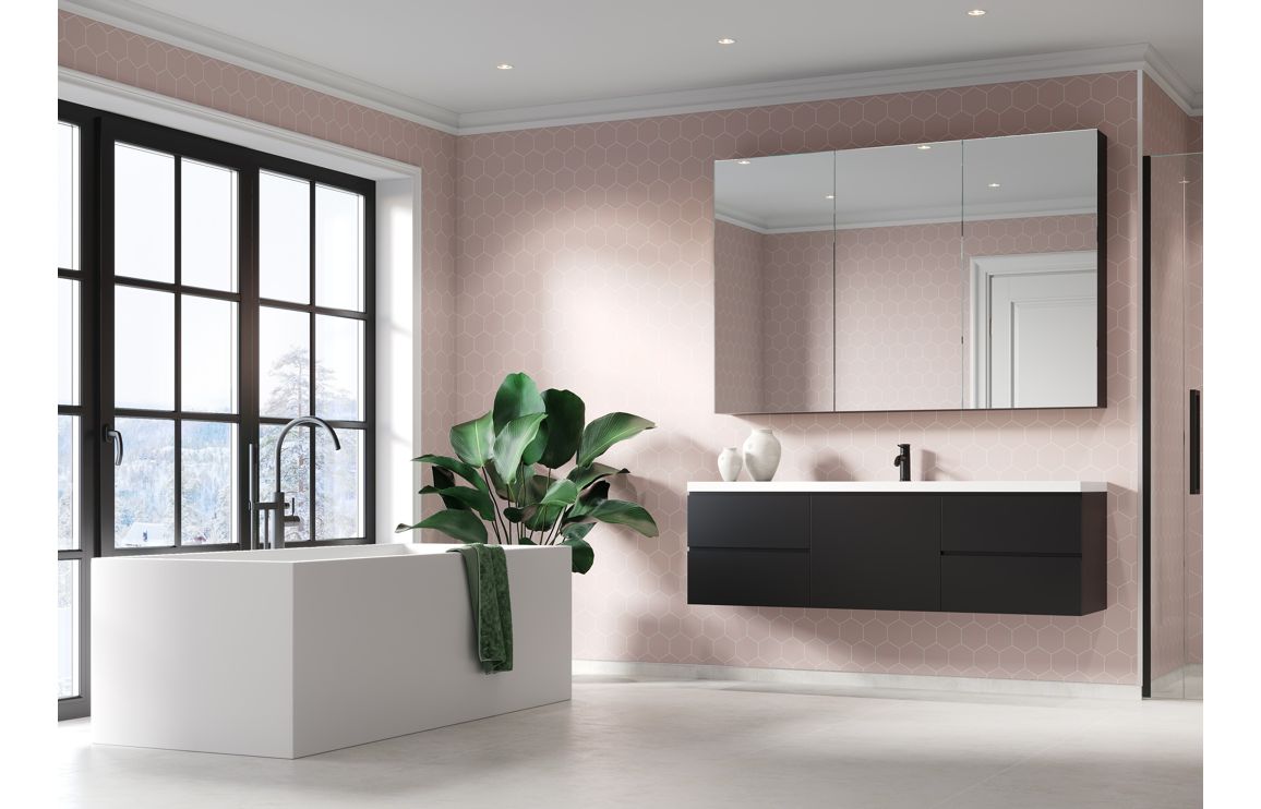 Fibo Urban - Dusky Pink (Hexagonal) Waterproof Wall Panel