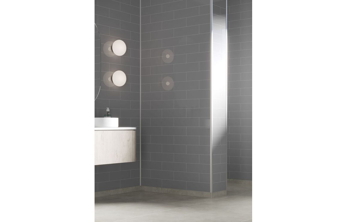 Fibo Urban - Medium Grey (Metro Brick) Waterproof Wall Panel