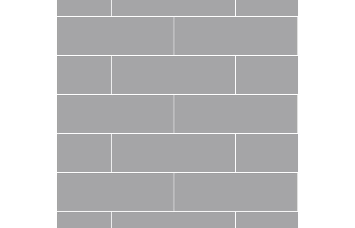 Fibo Urban - Medium Grey (Metro Brick) Waterproof Wall Panel