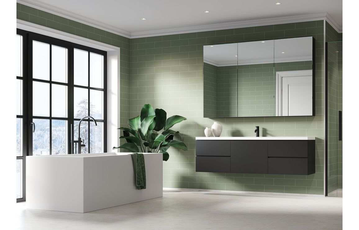 Fibo Urban - Olive Green (Metro Brick) Waterproof Wall Panel