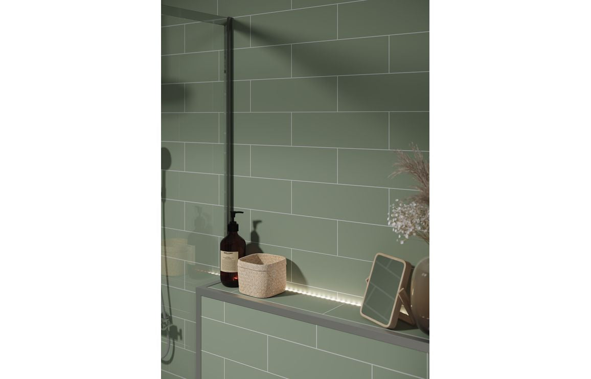 Fibo Urban - Olive Green (Metro Brick) Waterproof Wall Panel