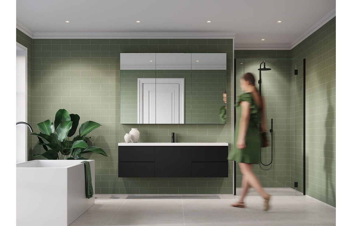 Fibo Urban - Olive Green (Metro Brick) Waterproof Wall Panel