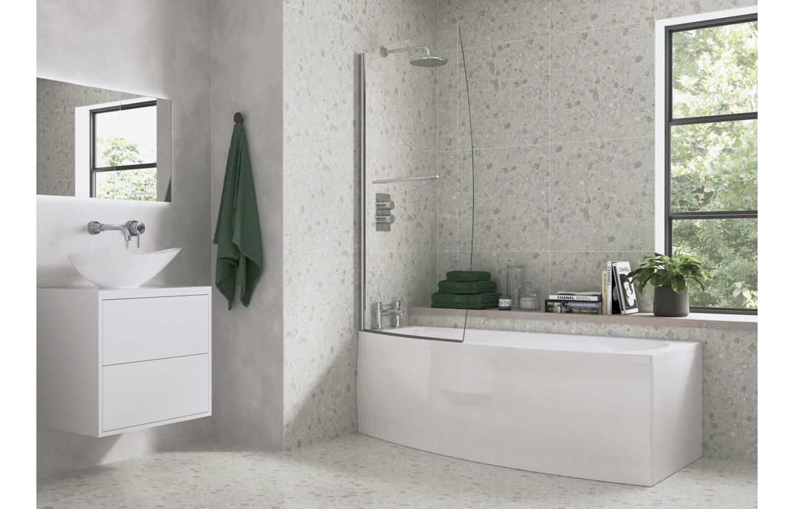 Space Saving 1700x740x560mm 0TH Bath w/Legs