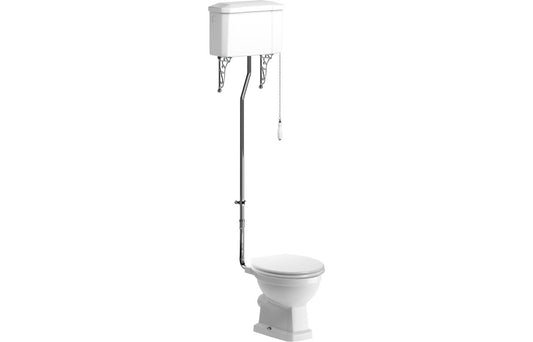 Sybil High Level Close Coupled WC & Soft Close Seat