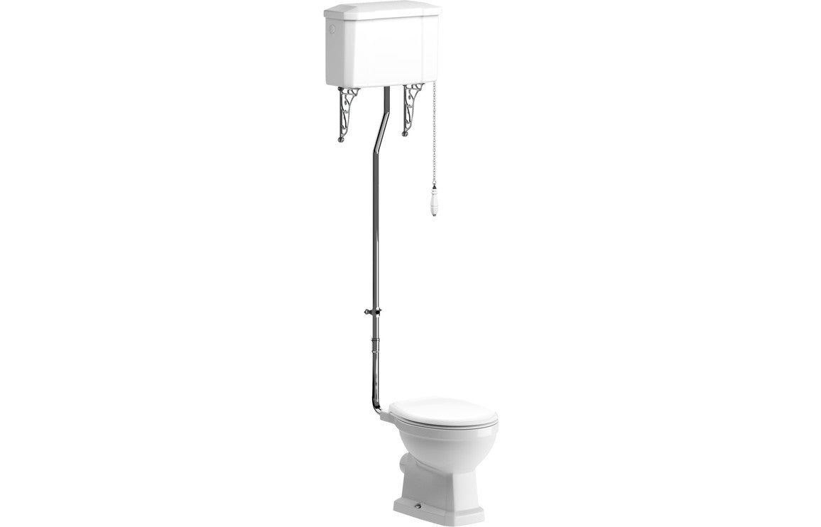 Sybil High Level Close Coupled WC & Soft Close Seat