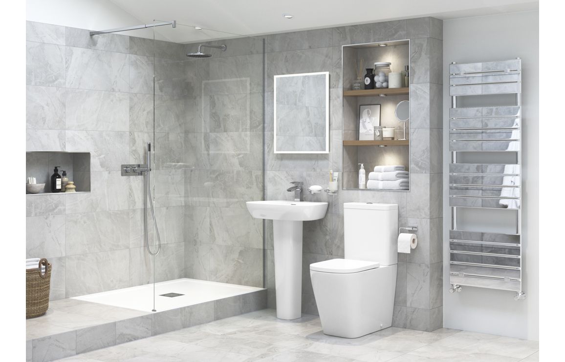 Tilia Rimless Back To Wall Comfort Height WC & Soft Close Seat