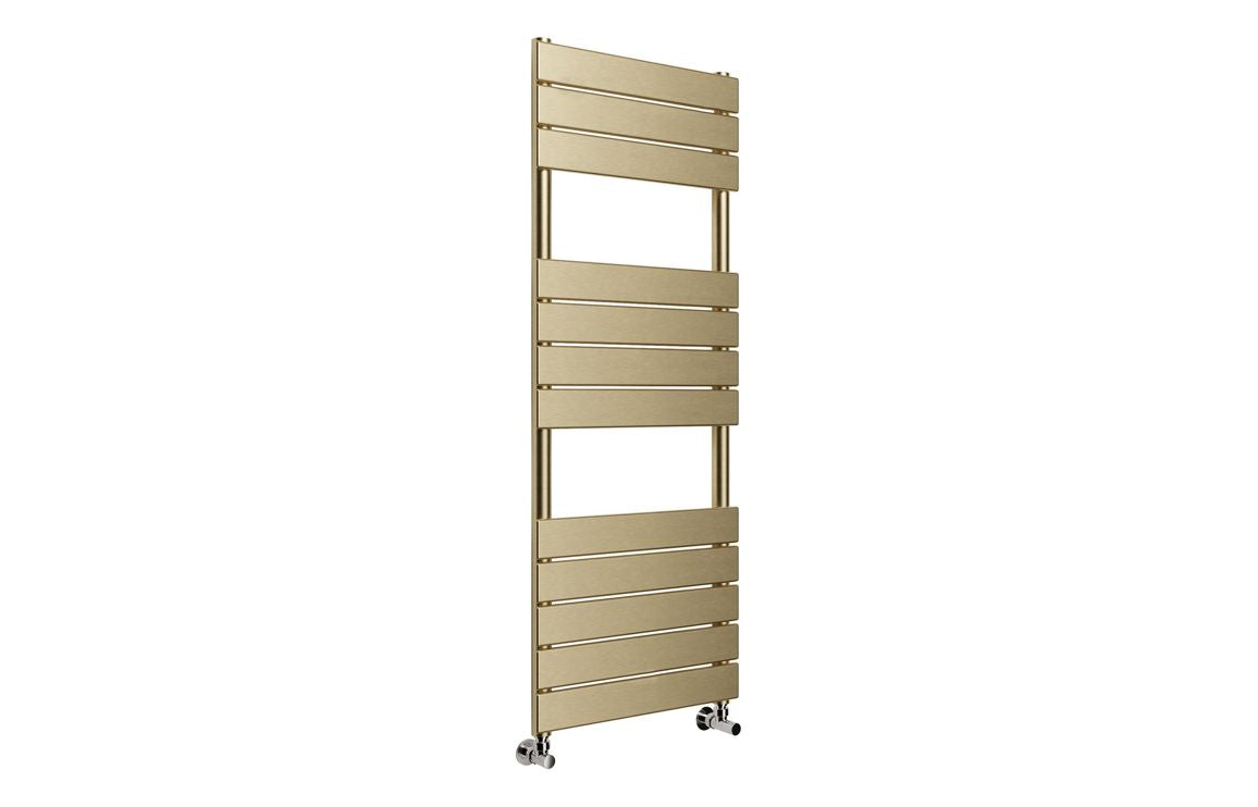 Square Ladder Radiator - Brushed Brass