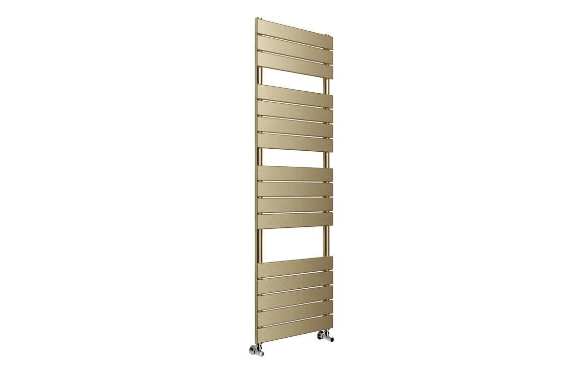 Square Ladder Radiator - Brushed Brass