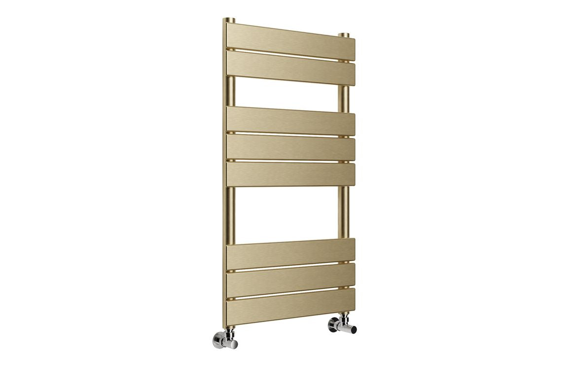 Square Ladder Radiator - Brushed Brass